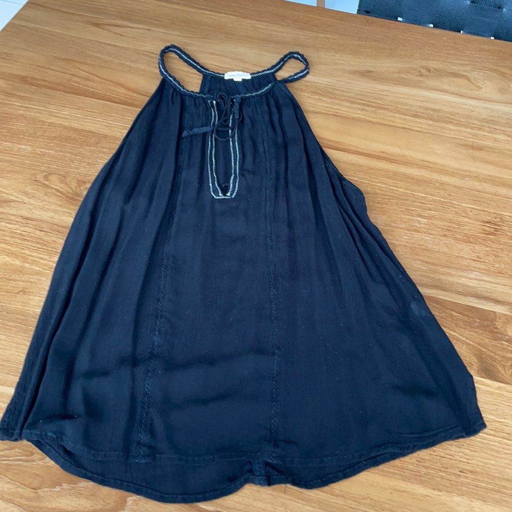 Poupette St Barth black sleeveless top